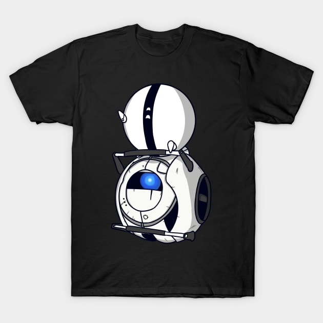 The Adventures of One-One and Wheatley (no background) T-Shirt by Ed's Craftworks